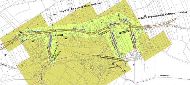 gradnja komunalne infra.Skaručna